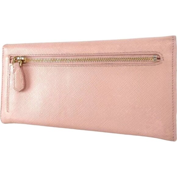 819174AM (G2) Prada Wallet Long Pink Leather - Picture 2 of 15